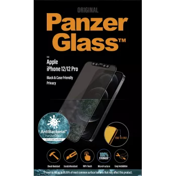 PanzerGlass® Privatumo ekrano apsauga iPhone 12 | 12 Pro | nuo krašto iki krašto
