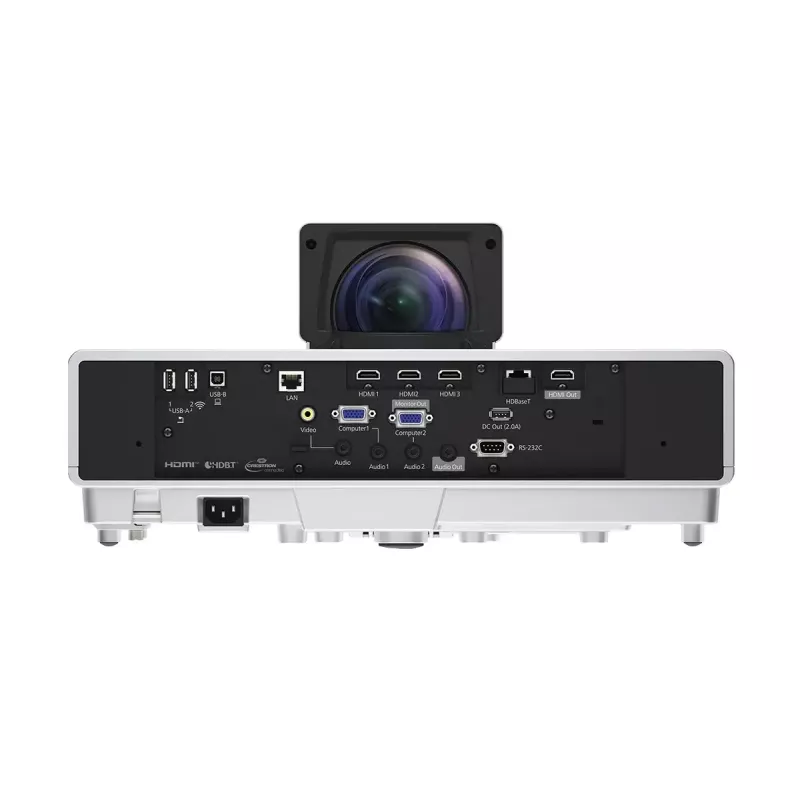 Itin trumpo fokusavimo projektorius Epson EB-800F — 1080p, 5000 ANSI lm, 3LCD, lazerinis, 16:9, 9,4 kg