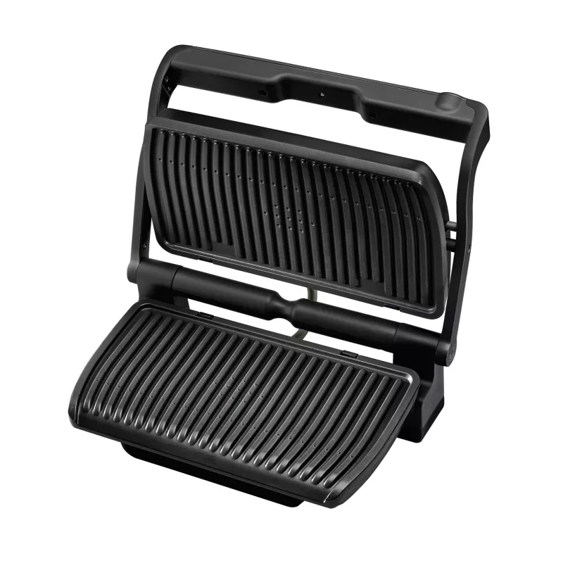 Kontaktinė grilio keptuvė Tefal GC7228, 800 cm², reguliuojamas termostatas, juodas nerūdijantis plienas