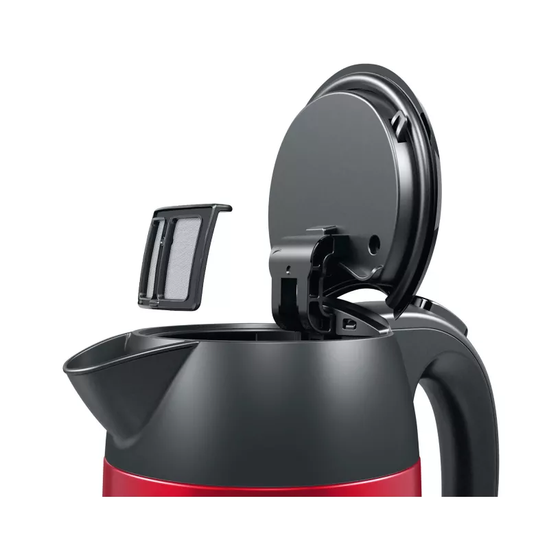 Bosch TWK3P424 elektrinis virdulys 1.7 L 2400 W pilka, raudona