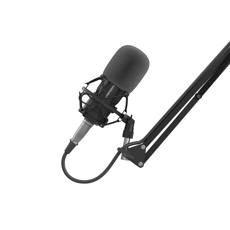 GENESIS Radium 300 XLR juodas studijinis mikrofonas