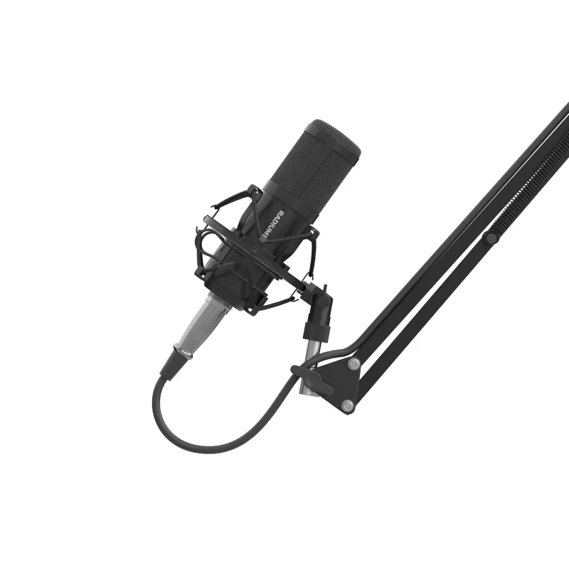 GENESIS Radium 300 XLR juodas studijinis mikrofonas