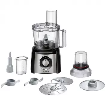 Virtuvinis kombainas Bosch MCM3401M 800 W, 2,3 L, juodas/nerūdijantis plienas