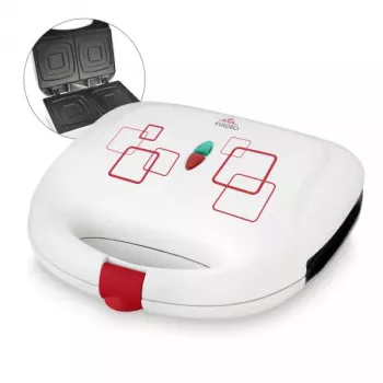 Sumuštinių keptuvė ETA ETA415390000, 700 W, 2 sumuštiniams, balta, 245×240×90 mm