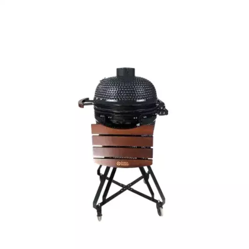 Kamado anglinė kepsninė TUNABONE TunaBone classic 21 col. (dydis M) tamsiai pilka