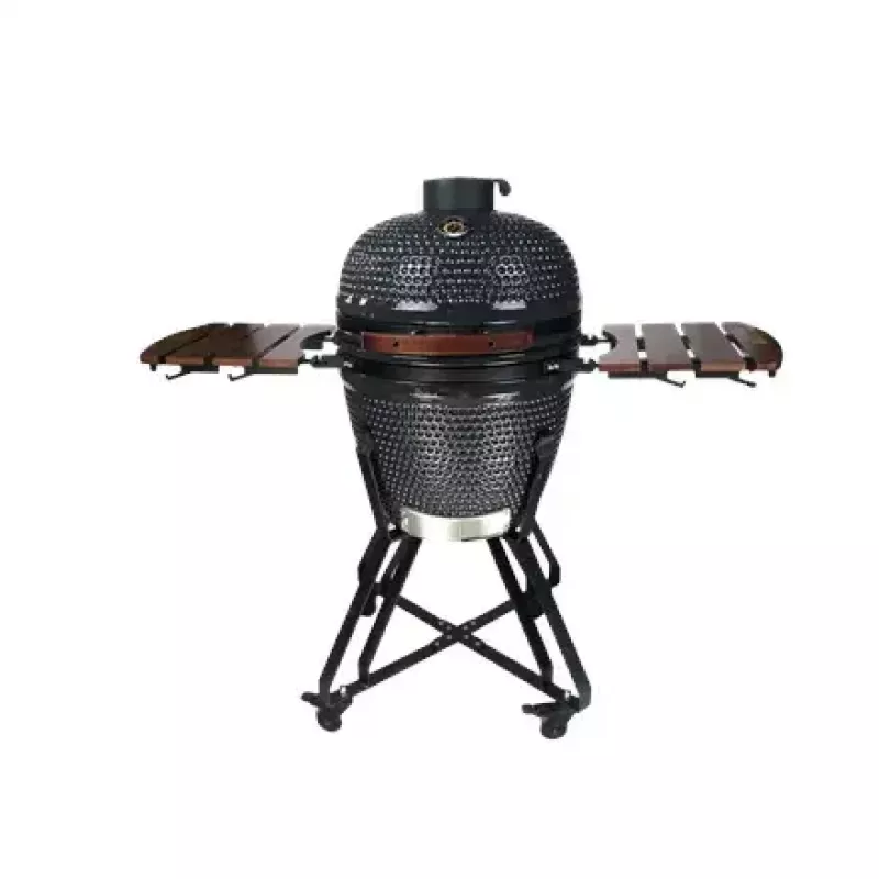 Kamado anglinė kepsninė TUNABONE TunaBone classic 21 col. (dydis M) tamsiai pilka