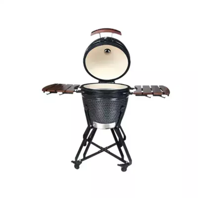 Kamado anglinė kepsninė TUNABONE TunaBone classic 21 col. (dydis M) tamsiai pilka