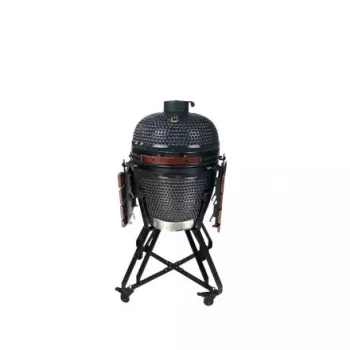 Kamado anglinė kepsninė TUNABONE TunaBone classic 21 col. (dydis M) tamsiai pilka