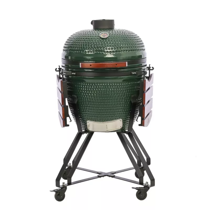 Keraminis kamado grilis TUNABONE Classic 23 coliai (L dydis) Žalia