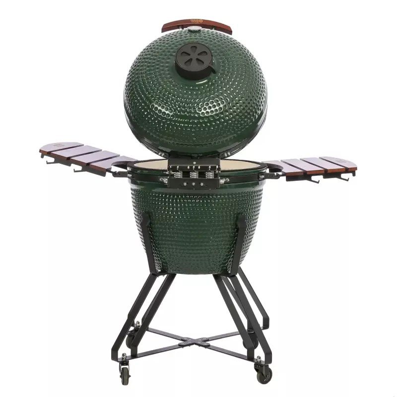 Keraminis kamado grilis TUNABONE Classic 23 coliai (L dydis) Žalia