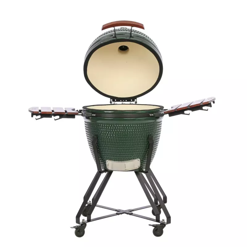 Keraminis kamado grilis TUNABONE Classic 23 coliai (L dydis) Žalia