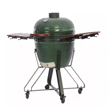 Keraminis kamado grilis TUNABONE Classic 23 coliai (L dydis) Žalia