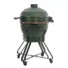 Keraminis kamado grilis TARGUS TBG24GREEN-02 — 24 colių žalias anglies grilis