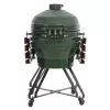 Keraminis kamado grilis TARGUS TBG24GREEN-02 — 24 colių žalias anglies grilis