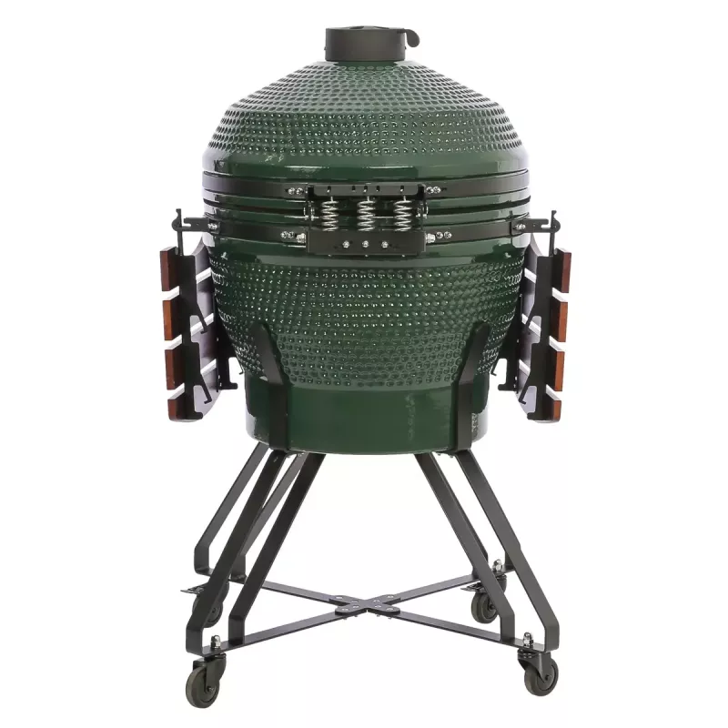 Keraminis kamado grilis TARGUS TBG24GREEN-02 — 24 colių žalias anglies grilis