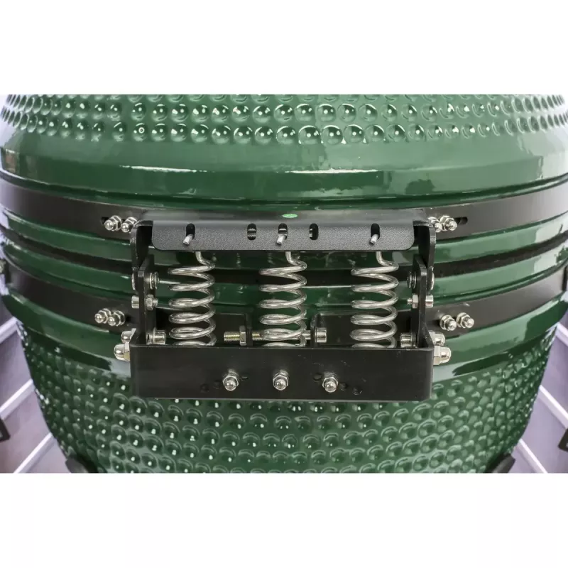 Keraminis kamado grilis TARGUS TBG24GREEN-02 — 24 colių žalias anglies grilis