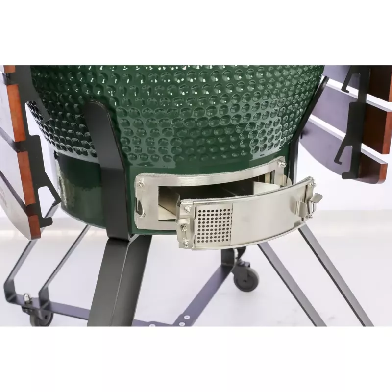 Keraminis kamado grilis TARGUS TBG24GREEN-02 — 24 colių žalias anglies grilis
