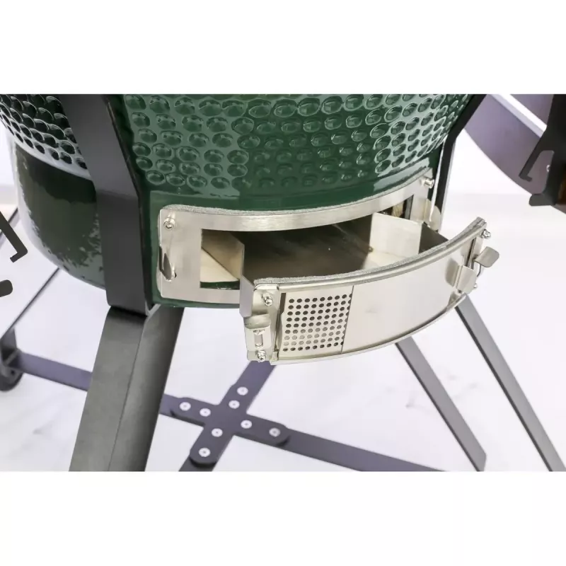 Keraminis kamado grilis TARGUS TBG24GREEN-02 — 24 colių žalias anglies grilis