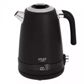 Elektrinis virdulys Adler AD 1295b 1 L 2200 W Juodas Nerūdijantis plienas