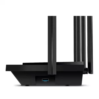 TP-Link Archer AX5400 dviejų juostų Gigabit Wi-Fi 6 maršrutizatorius, juodas