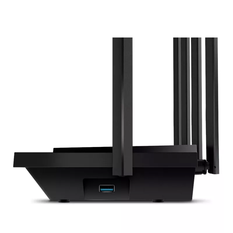 TP-Link Archer AX5400 dviejų juostų Gigabit Wi-Fi 6 maršrutizatorius, juodas