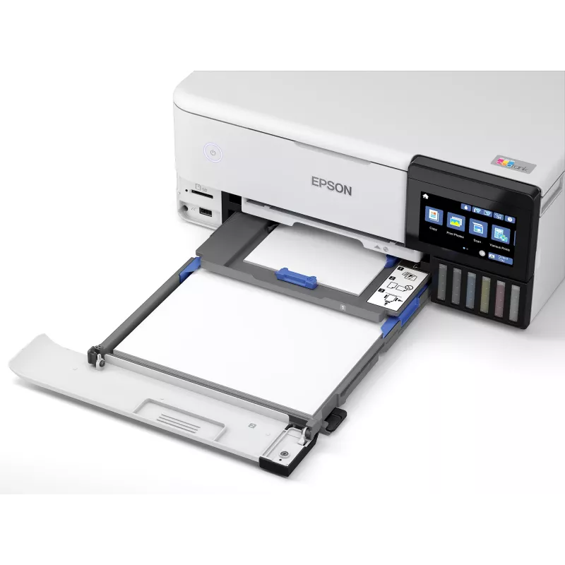 Daugiafunkcis rašalinis spausdintuvas Epson EcoTank L8160 – spalvotas spausdinimas, 5760x1440 DPI, 32 ppm, A4, Wi‑Fi, dvipusis spausdinimas