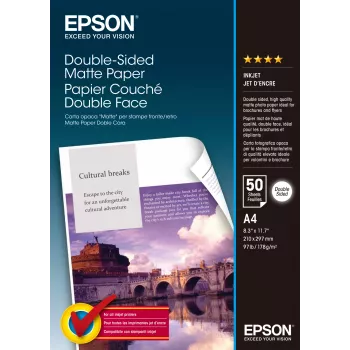 Epson Double Sided Matte Paper A4 50 lapų