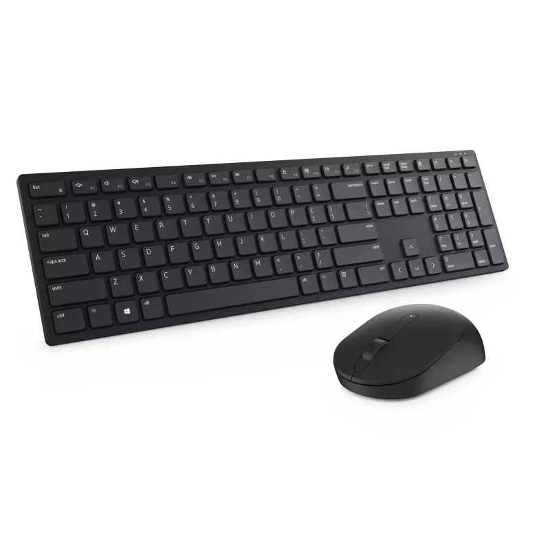 DELL Pro belaidė klaviatūra ir pelė KM5221W - US International (QWERTY) - juoda - (RTL BOX)