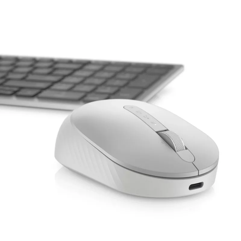 DELL Pro Premium Compact Mouse - MS7421W - Platinum Silver, ambidextrinė, optinė, RF belaidė + Bluetooth, 1600 DPI, platina, sidabrinė (atidaryta pakuotė)