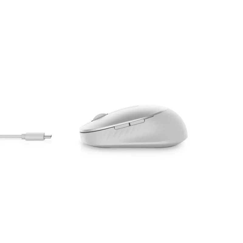 DELL Pro Premium Compact Mouse - MS7421W - Platinum Silver, ambidextrinė, optinė, RF belaidė + Bluetooth, 1600 DPI, platina, sidabrinė (atidaryta pakuotė)