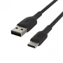 USB kabelis Belkin CAB001BT0MBK 0,15 m USB A – USB C juodas