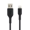 Laidinė jungtis Lightning Belkin CAA001BT0MBK 0,15 m juoda
