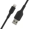 Laidinė jungtis Lightning Belkin CAA001BT0MBK 0,15 m juoda