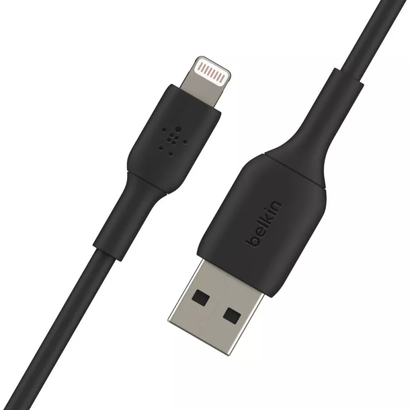 Laidinė jungtis Lightning Belkin CAA001BT0MBK 0,15 m juoda