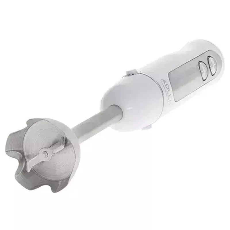 Panardintuvas Adler AD 4625w — rankinis blenderis, 5 greičiai, turbo, 1500 W, nerūdijančio plieno antgalis, sidabrinis/baltas