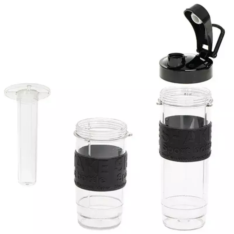 Sportinis blenderis Adler AD 4081 - nešiojamas asmeninis blenderis, 800 W maks., 0,57 L puodelis, nerūdijančio plieno peiliai, 2 buteliai