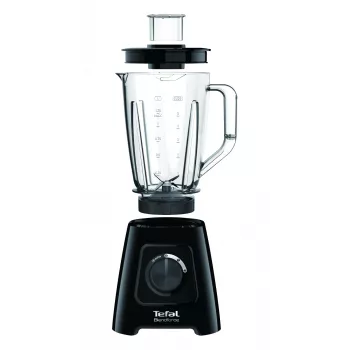 Stalinis blenderis Tefal BL4208 — 600 W, 1,25 L plastikinis indas, 2 greičiai, ledo smulkinimas, juodas