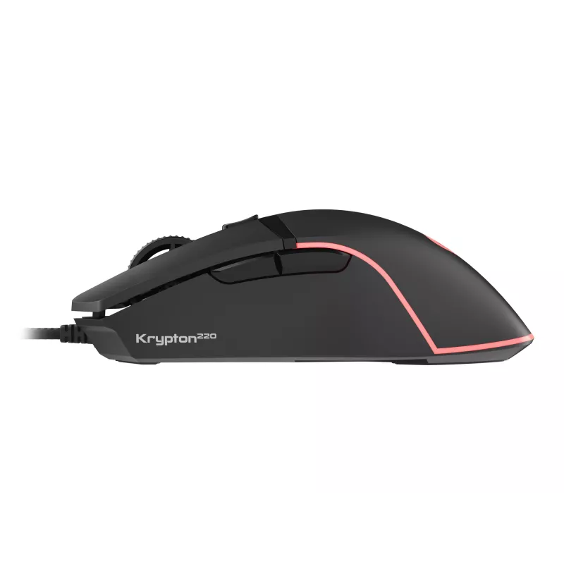GENESIS Krypton 220 žaidimų pelė, dešinei rankai, USB Type-A, optinė, 6400 DPI