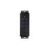 ICY BOX IB-HUB1703-QC3 USB 3.2 Gen 1 (3.1 Gen 1) Type-B 5000 Mbit/s Juodas