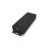 ICY BOX IB-HUB1703-QC3 USB 3.2 Gen 1 (3.1 Gen 1) Type-B 5000 Mbit/s Juodas