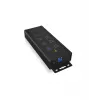 ICY BOX IB-HUB1703-QC3 USB 3.2 Gen 1 (3.1 Gen 1) Type-B 5000 Mbit/s Juodas