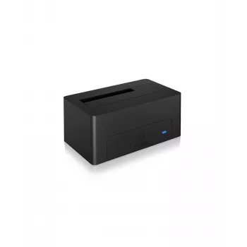 ICY BOX IB-1121-C31 USB 3.2 Gen 2 (3.1 Gen 2) Type-C dokavimo stotelė, antracitinė, juoda