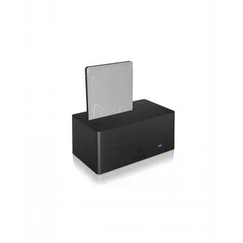 ICY BOX IB-1121-C31 USB 3.2 Gen 2 (3.1 Gen 2) Type-C dokavimo stotelė, antracitinė, juoda