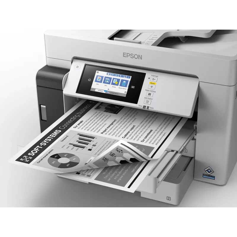Daugiafunkcinis įrenginys Epson M15180 – rašalinė nespalvota spauda, 4800x1200 DPI, spalvotas skenavimas 1200x1200, A4, Wi‑Fi, Ethernet, dvipusė spauda