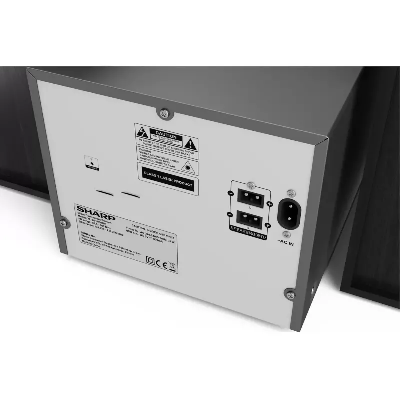 Sharp XL-B517D namų audio mikro sistema 45 W juoda