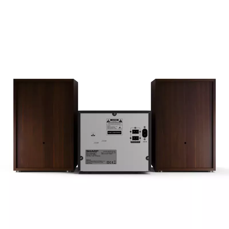 Sharp XL-B517D mikro garso sistema 45 W Ruda