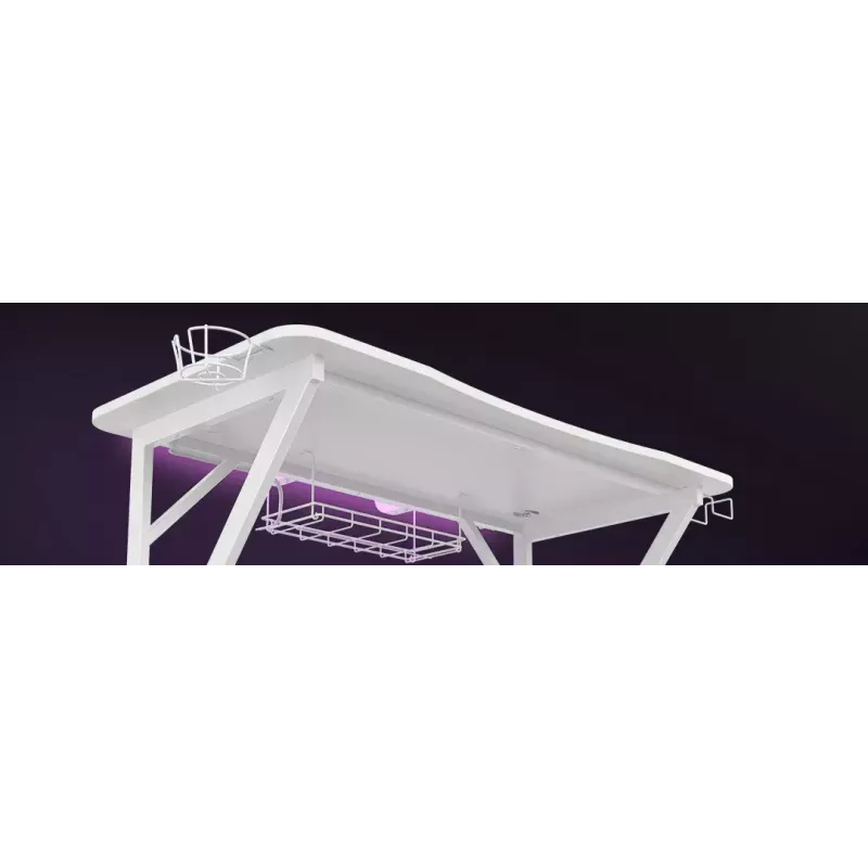 GENESIS Holm 320 RGB White stalas žaidimams