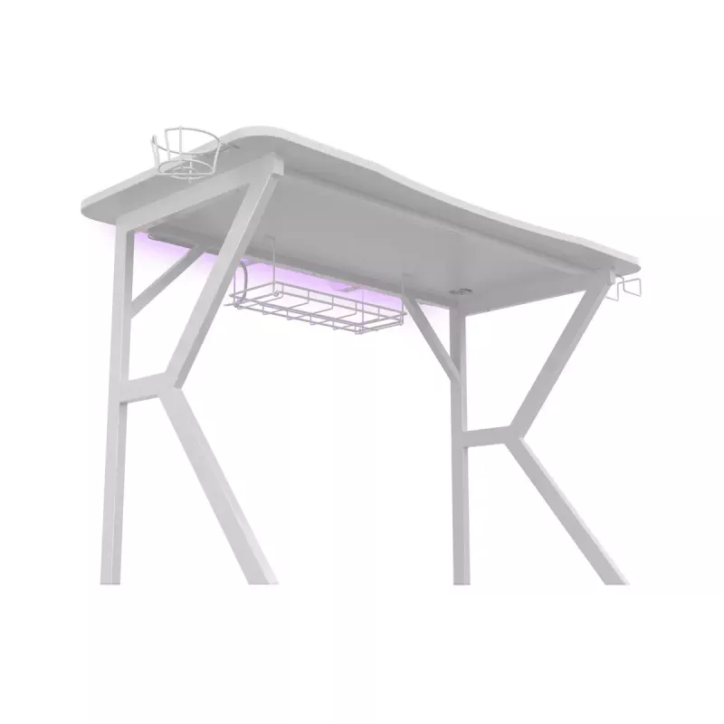 GENESIS Holm 320 RGB White stalas žaidimams