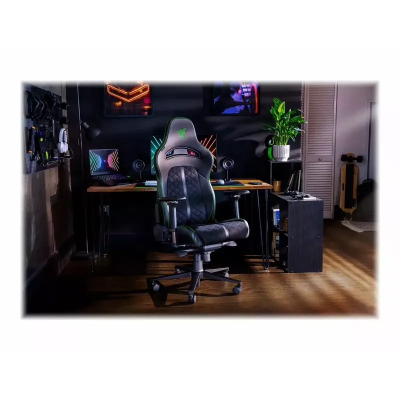 Žaidimų kėdė Razer Enki su apmušta sėdyne Juoda, 136 kg, 670x680x1380 mm
