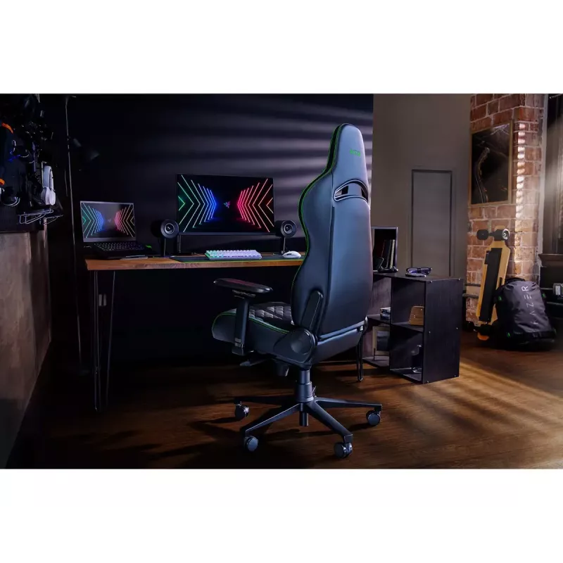 Žaidimų kėdė Razer Enki su apmušta sėdyne Juoda, 136 kg, 670x680x1380 mm